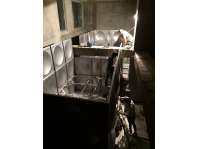 公司承接哈爾濱市巴思特健身俱樂部不銹鋼水箱2臺